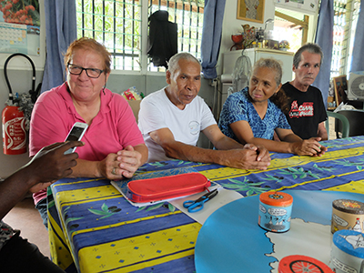 Rencontre avec l'association des handicapés de Sainte-Rose